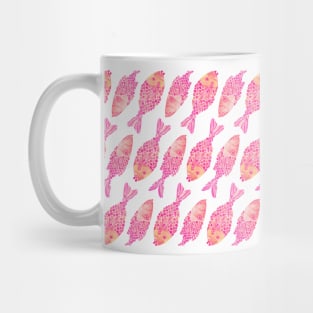 indonesian fish pink ombre Mug